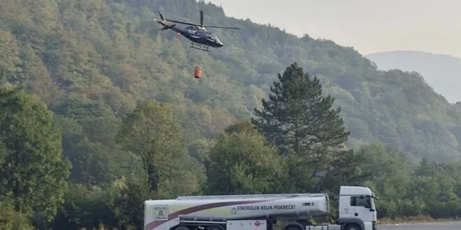 Izudin Ahmetlić i kompanija Hifa Oil donirali cisternu goriva za helikoptere koji gase požare