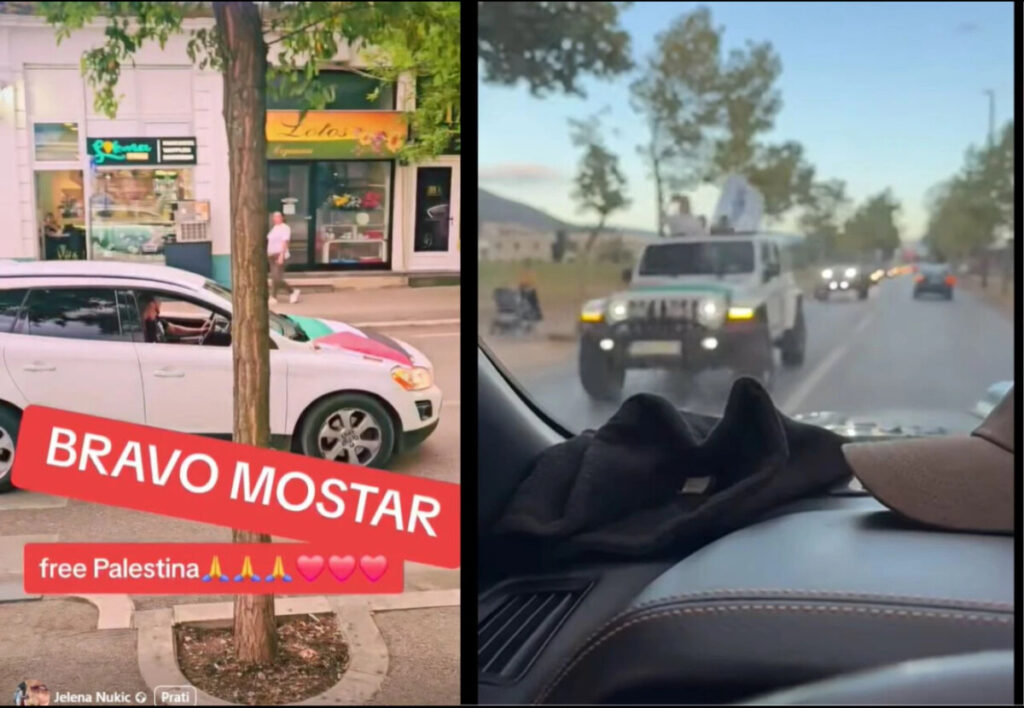 Mostar solidarnost Palestina defile