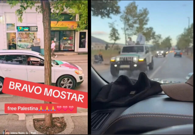 Mostar solidarnost Palestina defile