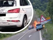 “Saobraćajna tragedija kod Konjica: Otac gasio požar, kamion udario u vozilo sa djetetom” požar vozilo kamion udar Konjic