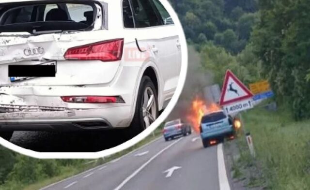 požar vozilo kamion udar Konjic požar vozilo kamion udar Konjic