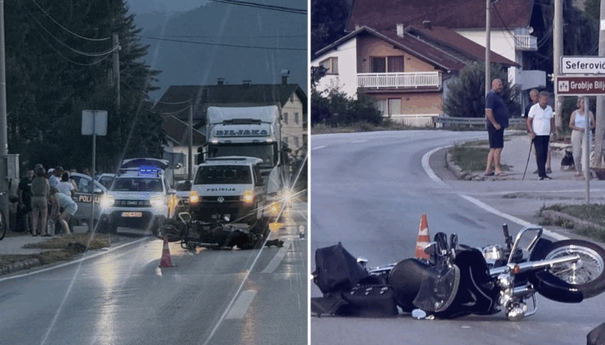izgubio život motociklista BiH