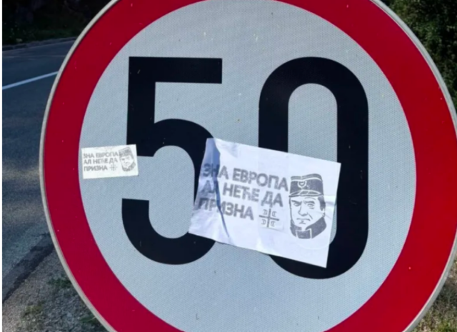 NOVA SRAMNA PROVOKACIJA U RS-u: Pogledajte poruke koje su osvanule na saobraćajnim znakovima, policija šuti (FOTO)