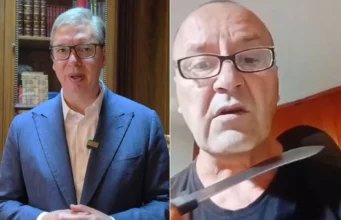 Vučić podijelio snimak u kojem mu muškarac prijeti nožem: “Opraštam mu”